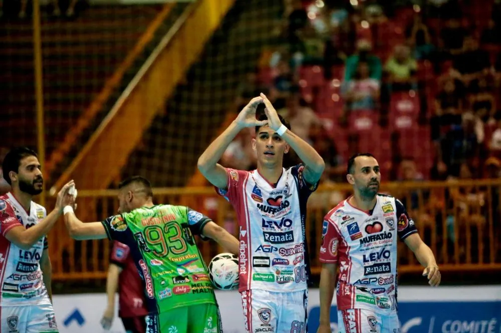 O Cascavel Futsal busca a vitória fora de casa para continuar na briga por uma vaga no G4 da Série Ouro. Foto: Divulgação/Assessoria