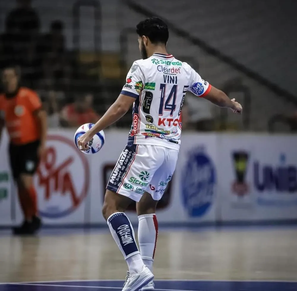 O Cascavel Futsal empatou em 2 a 2 contra o Palmas no Ginásio Monsenhor Engelberto.Foto: Divulgação/Assessoria