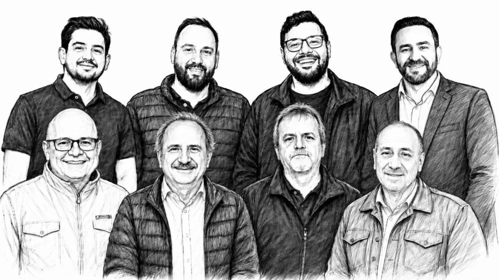 Lagustera, Leandro, Mozzart, Xavier, Nardelli, Renato, Dias e Pastor Edson