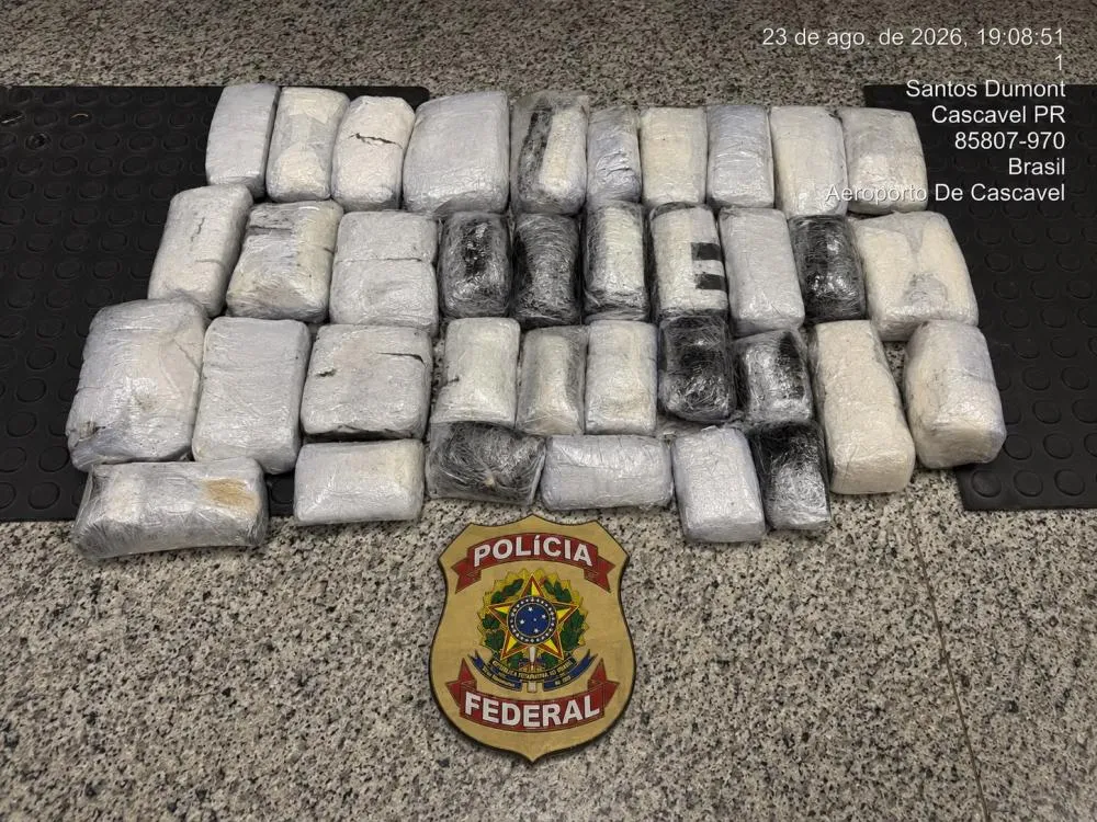 Passageira foi presa em flagrante antes de embarcar para Fortaleza.