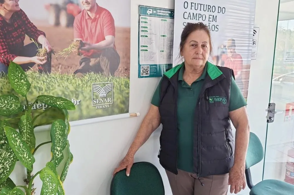 Carmen Lucia Soldan Martins atua como mobilizadora de campo no Sindicato Rural de Irati.