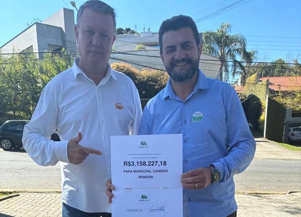 Marechal Cândido Rondon terá R$ 3,15 milhões para pavimentação
