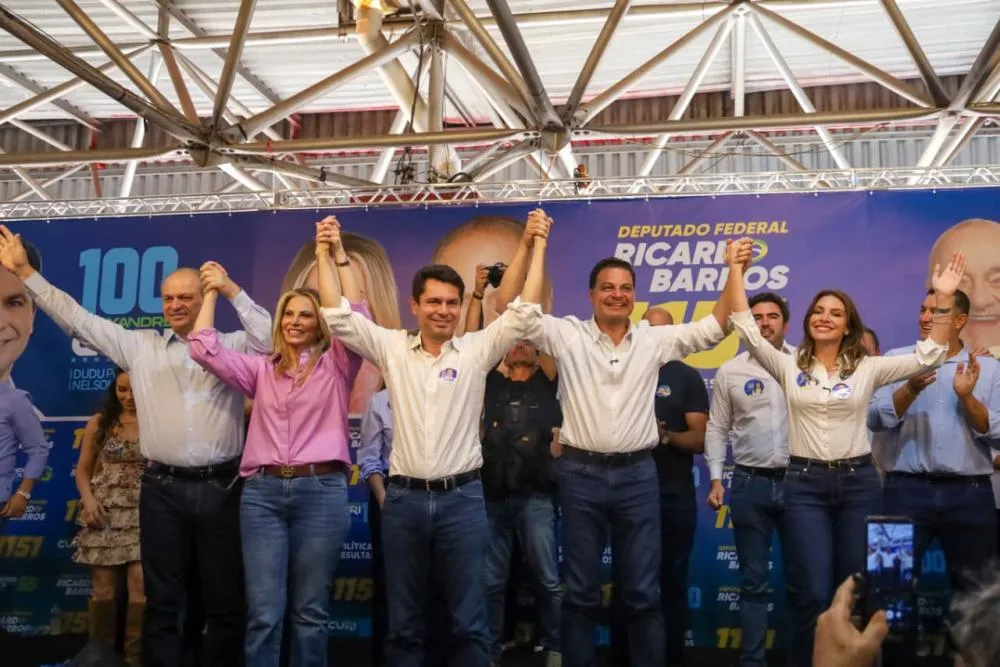 Ricardo Barros lançou candidatura à reeleição durante evento realizado neste domingo (30), em Maringá.