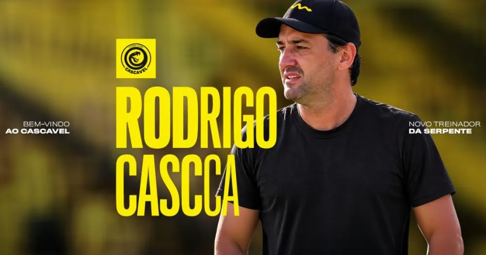 Rodrigo Cascca assume comando técnico do Futebol Clube Cascavel