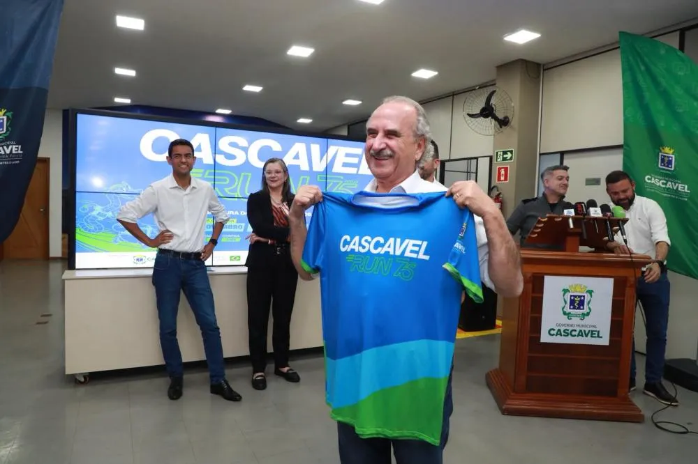 Cascavel Run 75 Anos terá corridas, caminhada, Cãominhada e Corrida Kids em 14 de novembro.