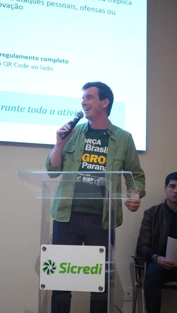 Candidato a deputado federal destacou energia elétrica e infraestrutura como pautas para o setor produtivo.
