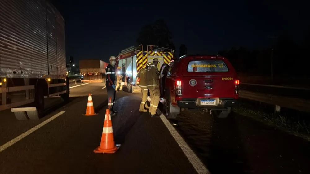 Idoso morre atropelado na BR-277