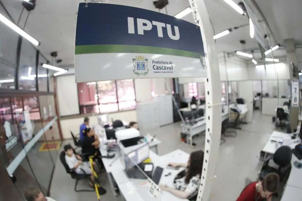 Prefeitura de Cascavel alerta contribuintes sobre o prazo para solicitar a isenção do IPTU.