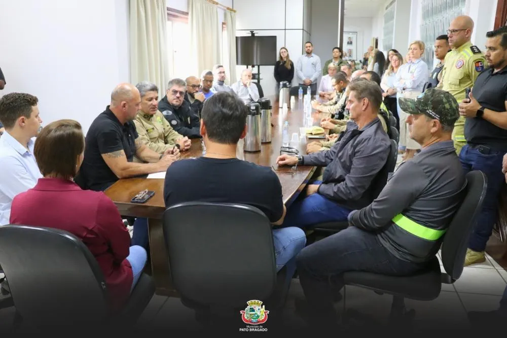 Secretário de Segurança visita Pato Bragado e destaca ações conjuntas