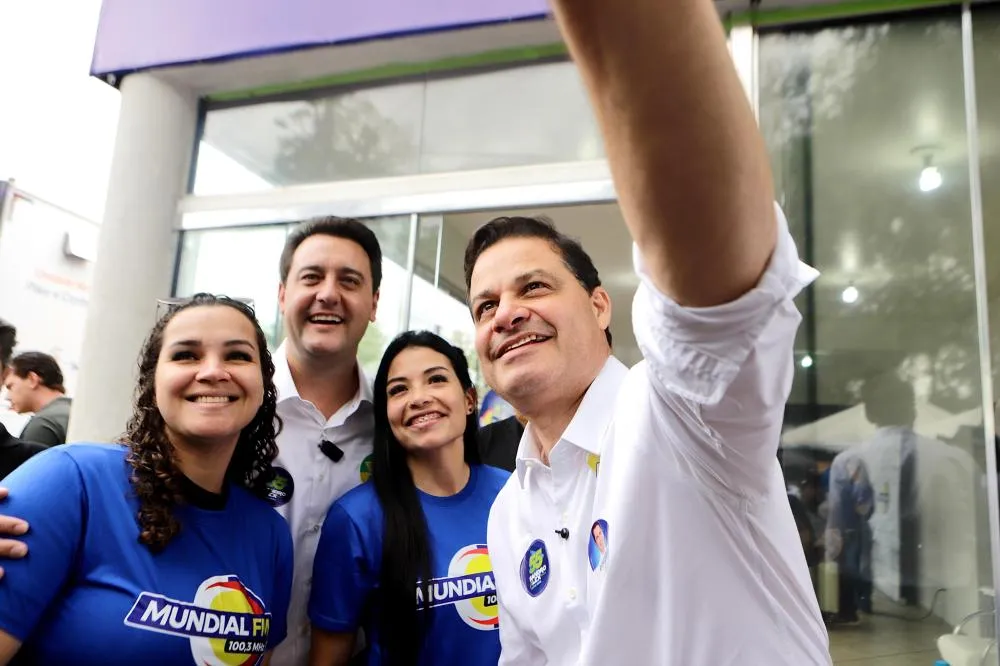 Sandro Alex, candidato do PSD ao Governo do Paraná, destacou os números dos emplacamentos de motocicletas.