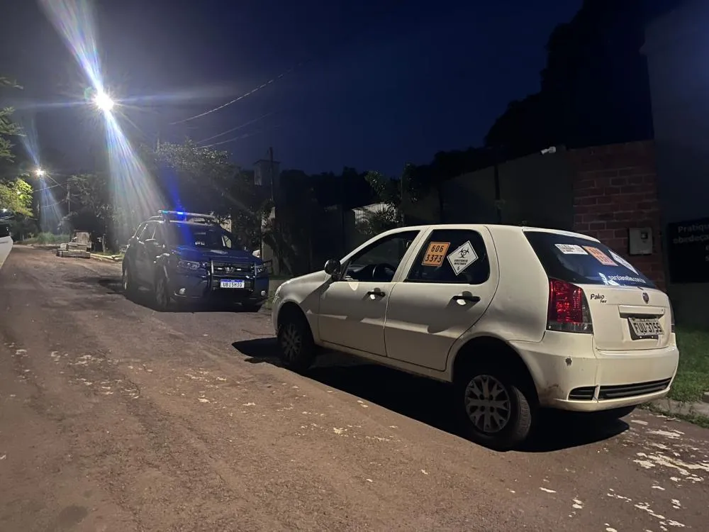 Guarda Municipal recuperou o Fiat Palio furtado na região central de Cascavel.