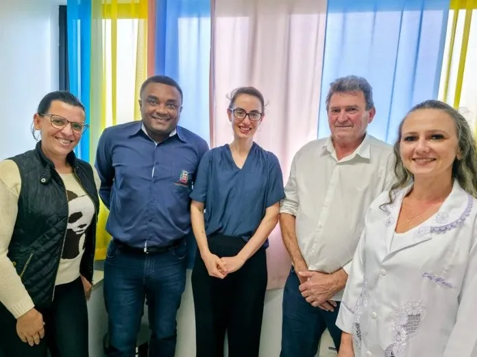 Recepção da pediatra na rede municipal. Foto: Prefeitura de Nova Santa Rosa.