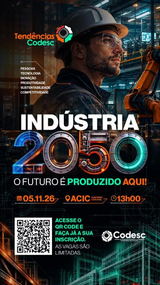 Evento na Acic reunirá empresários, especialistas e representantes do poder público em 5 de novembro.