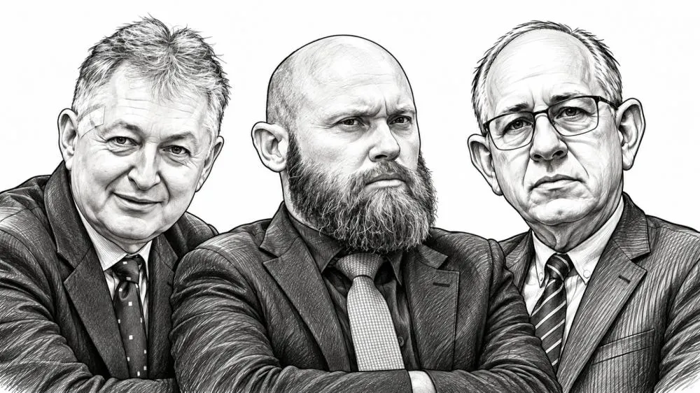 Sadi Kisiel, Cleverson Sibulski e Moacir Vozniak