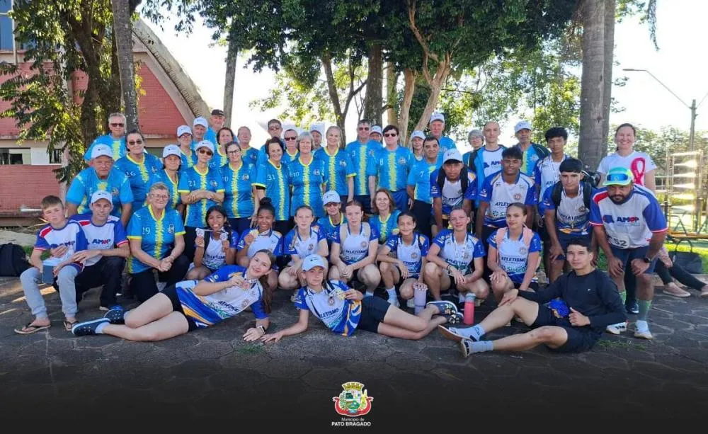 Delegação de Pato Bragado teve representantes de diferentes categorias nas provas de atletismo das Olimpíadas da Amop.