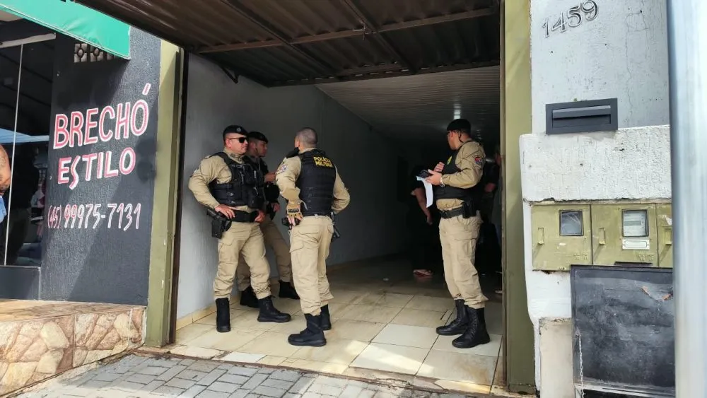 Imóvel na Rua Altemar Dutra, no Bairro Floresta, em Cascavel, onde ocorreu o homicídio. | Foto: Reprodução/CGN