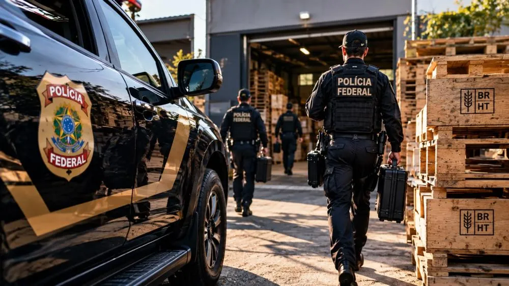 Investigação apura suspeita de comercialização de paletes com marcações de certificação sem comprovação do tratamento exigido.