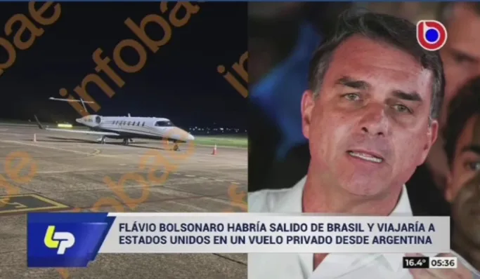 Notícia sa fuga circula na imprensa argentina