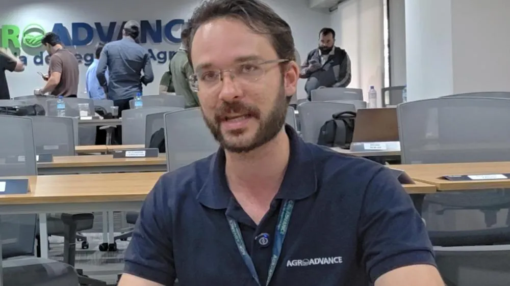 Luis Gustavo Mendes, coordenador de produto da AgroAdvance, em Piracicaba (SP)
