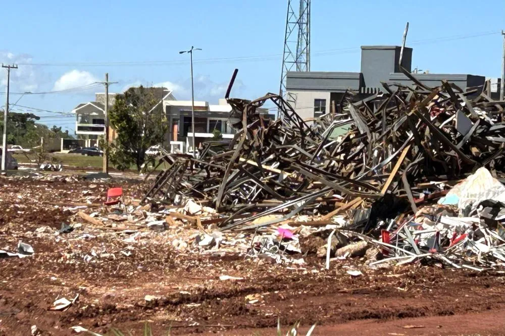 Itaipu reforça apoio a Rio Bonito do Iguaçu após tornado