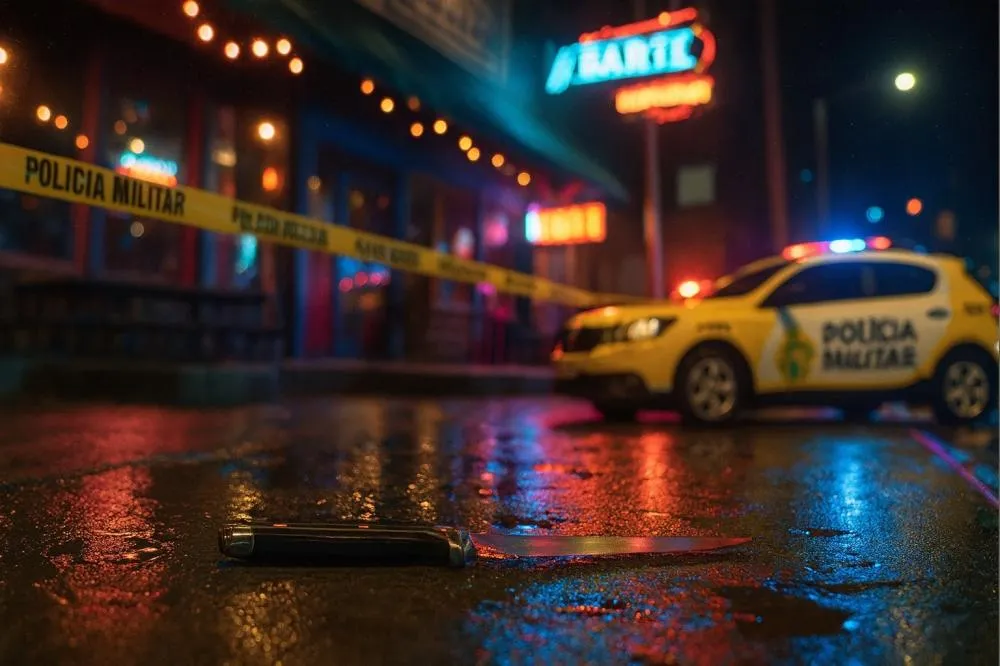 Briga em bar termina com dois homens esfaqueados no centro de Marechal