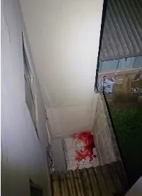 Homem cai do terceiro andar ao fugir de agressão durante surto em apartamento