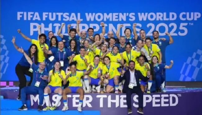 Seleção Brasileira campeã mundial Foto:CBF