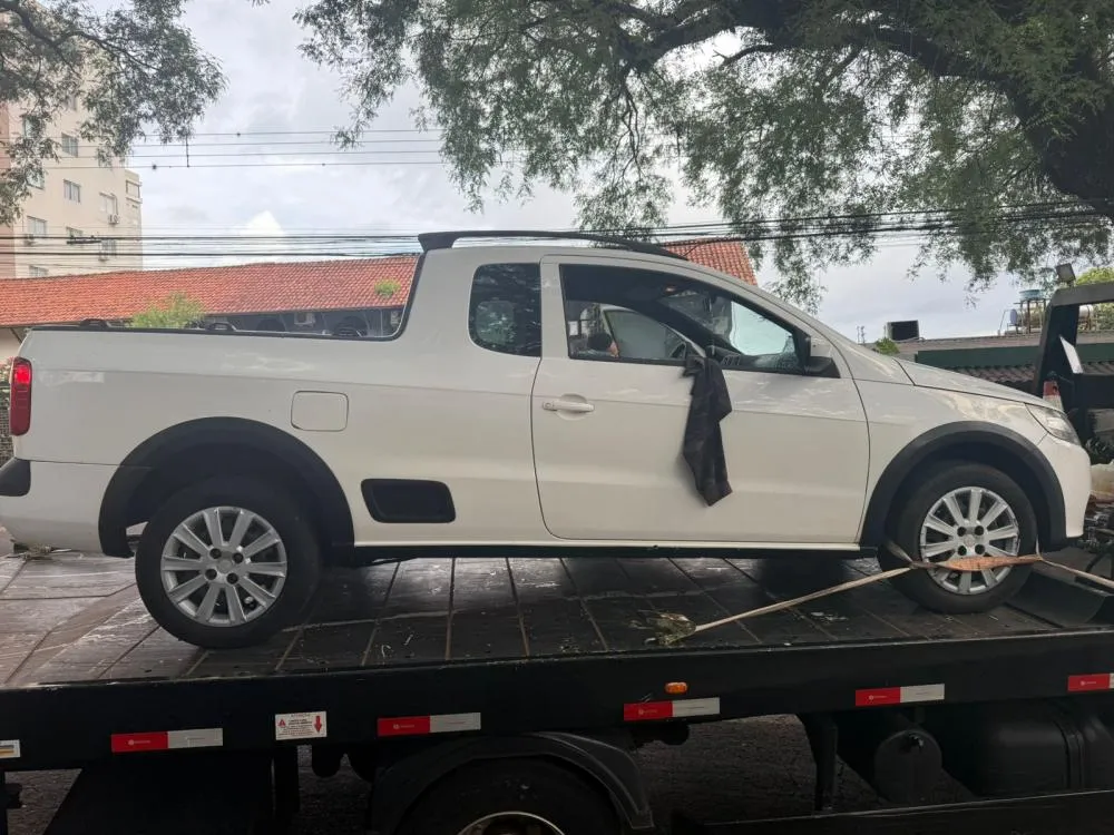 GM recupera Saveiro furtada na madrugada em Cascavel