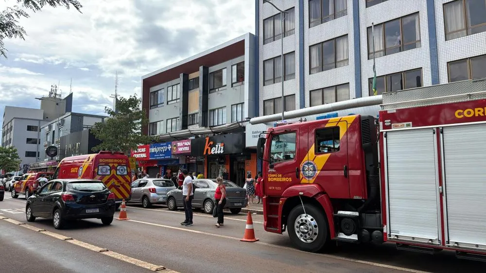 Trabalhador morre após sofrer choque elétrico em prédio no Centro de Cascavel