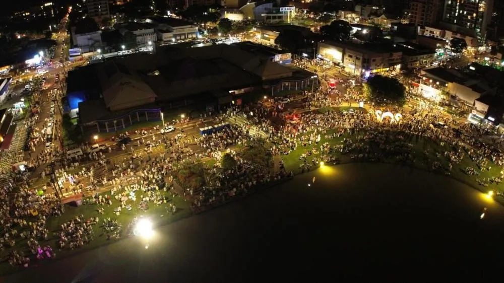 Toledo entra em 2026 com tradicional show pirotécnico no Diva Paim Barth