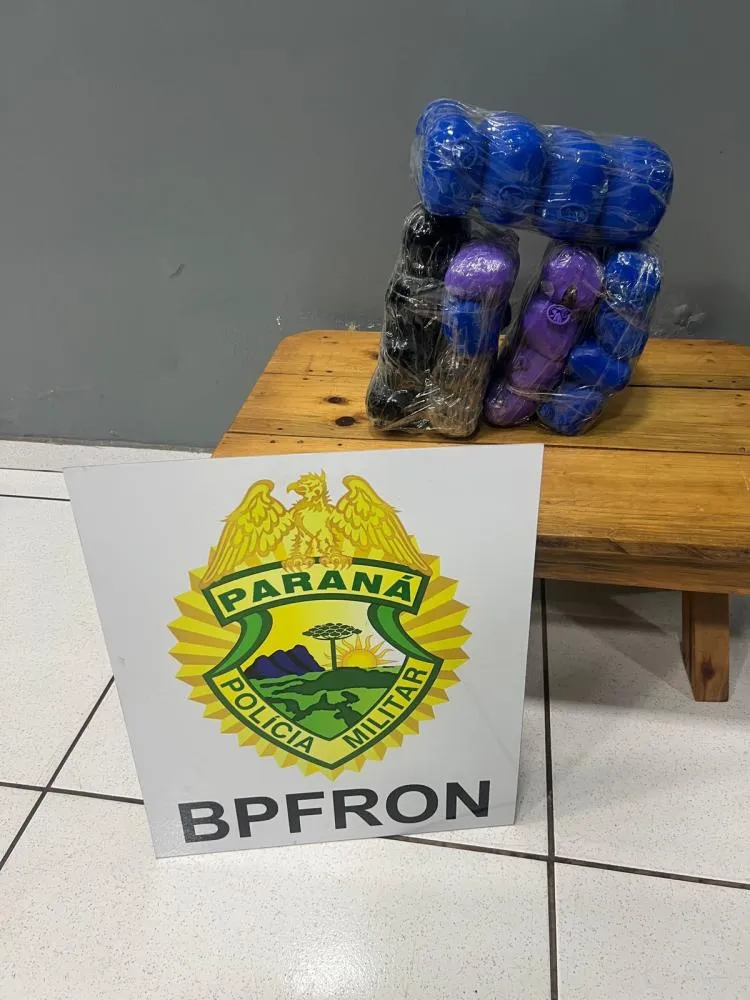 BPFRON prende homem com mais de 10 quilos de haxixe em Nova Laranjeiras