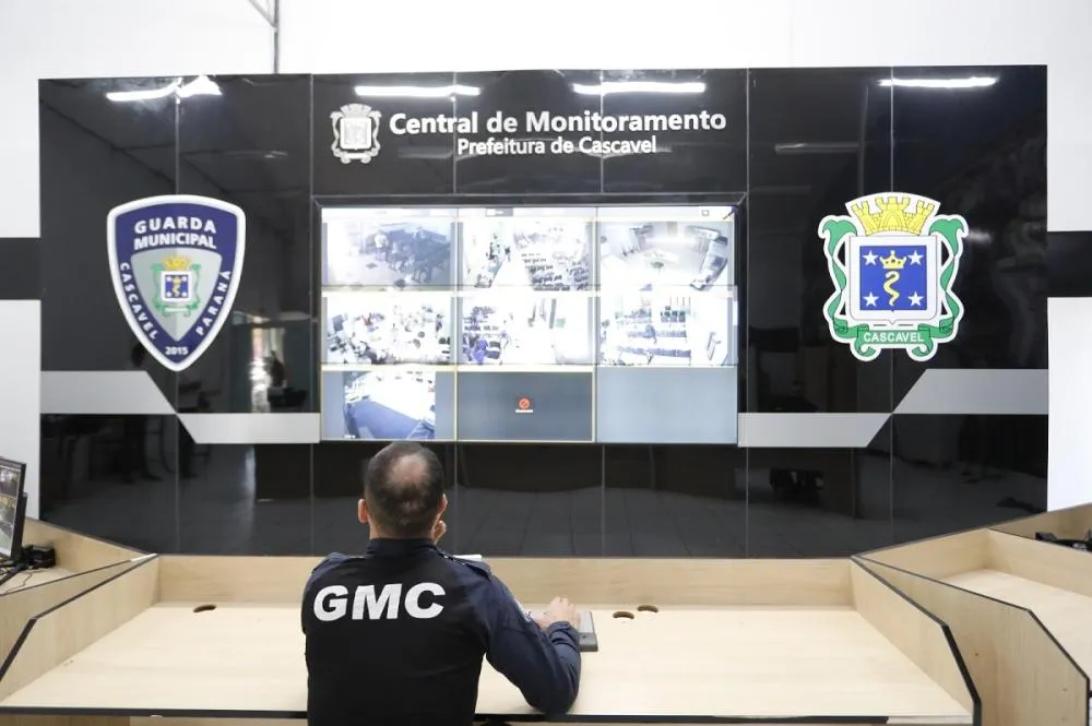 Cascavel contará com 184 câmeras inteligentes de monitoramento para segurança pública