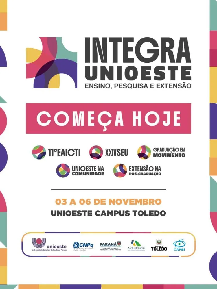 Integra Unioeste 2025 é realizado em Toledo e faz história como maior encontro acadêmico da universidade