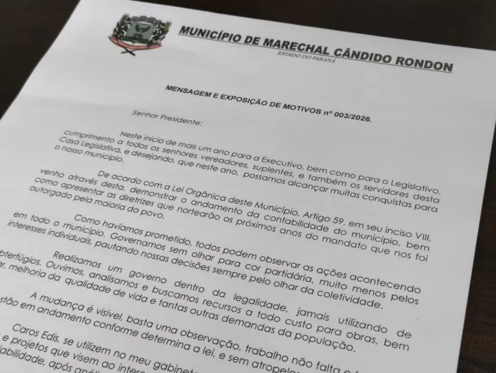 Prefeitura rondonense apresenta superávit financeiro de recursos livres de R$ 68,4 milhões em 2025