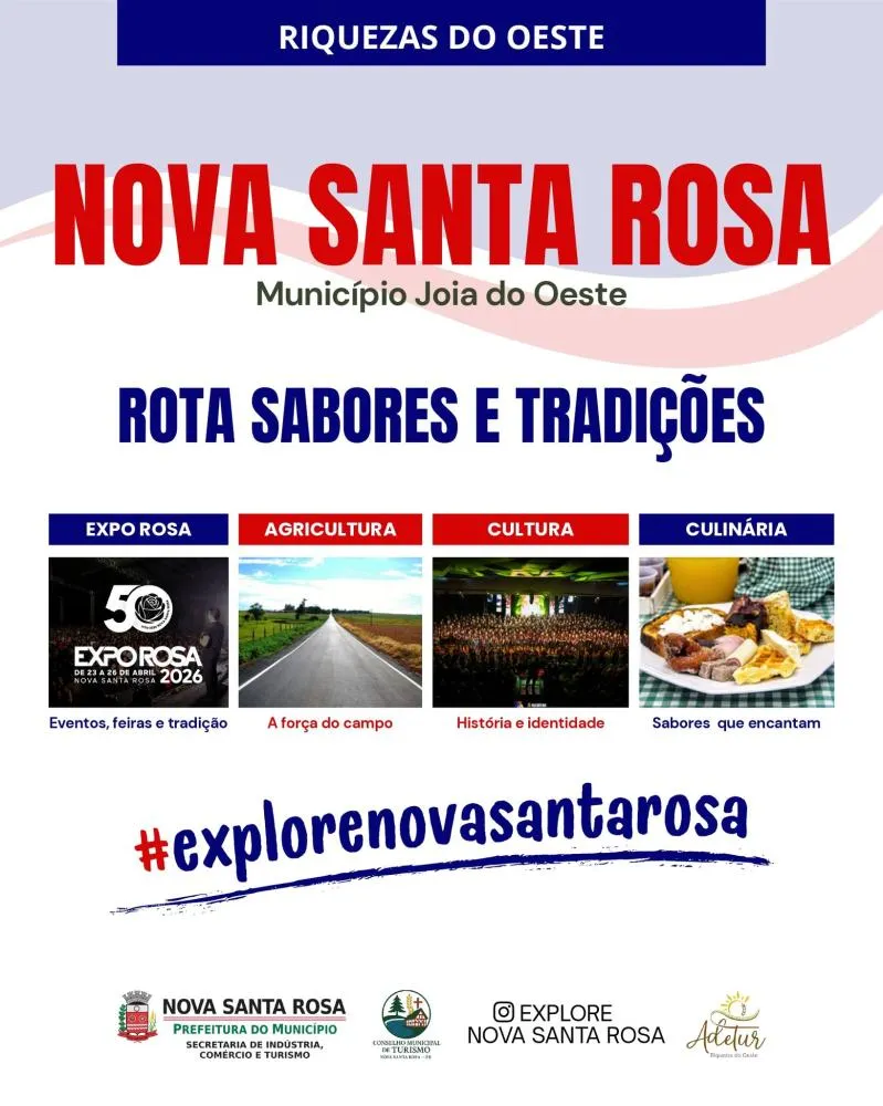 Nova Santa Rosa destaca potencial turístico no Show Rural Coopavel 2026