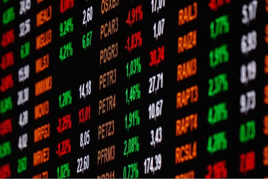 Painel da B3, a Bolsa de São Paulo 