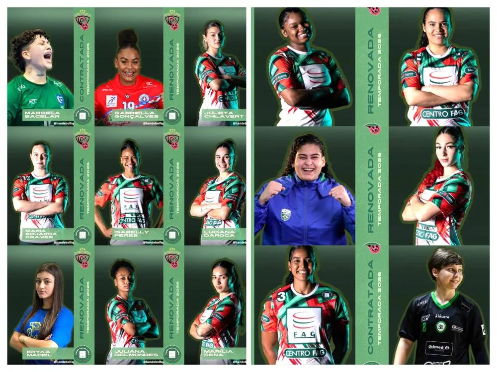 Handebol feminino de Cascavel reforça elenco e mantém base para 2026