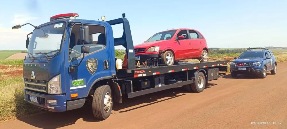 GM recupera veículo furtado horas após crime em Cascavel
