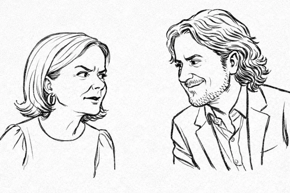 Gleisi Hoffmann e Zeca Dirceu