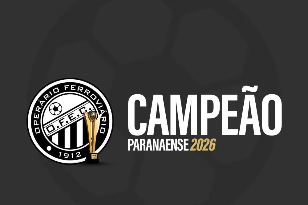 Fantasma é o campeão paranaense de 2026. Arte: FPF 