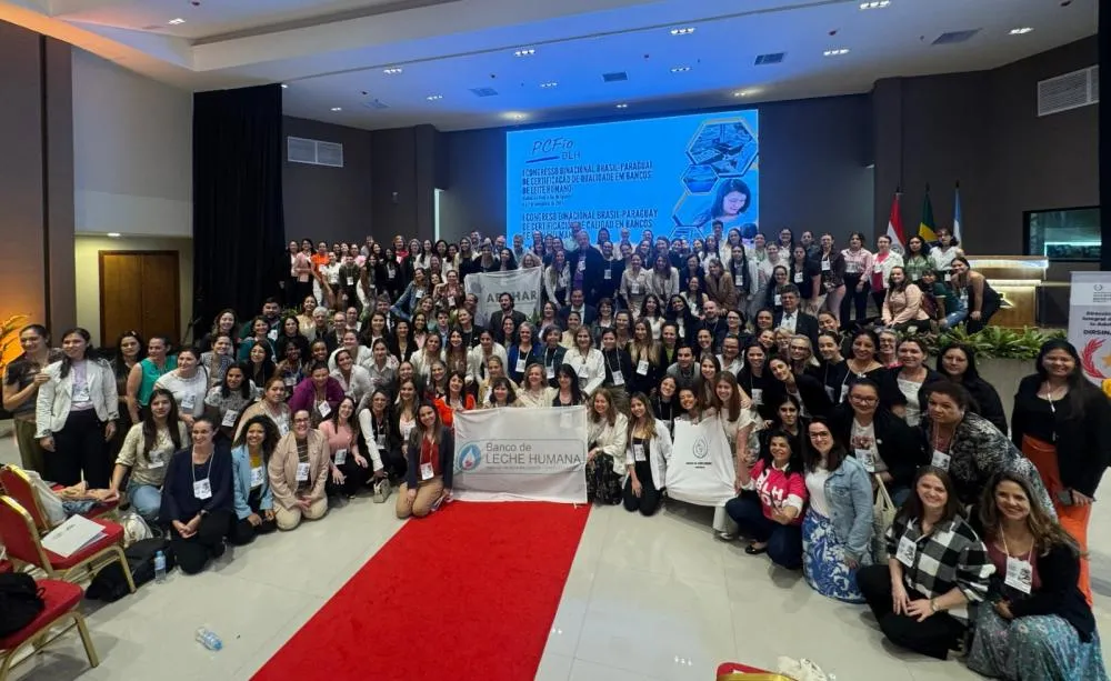 1º Congresso Binacional de Certificação de Qualidade em Bancos de Leite Humano fortalece cooperação entre Brasil e Paraguai