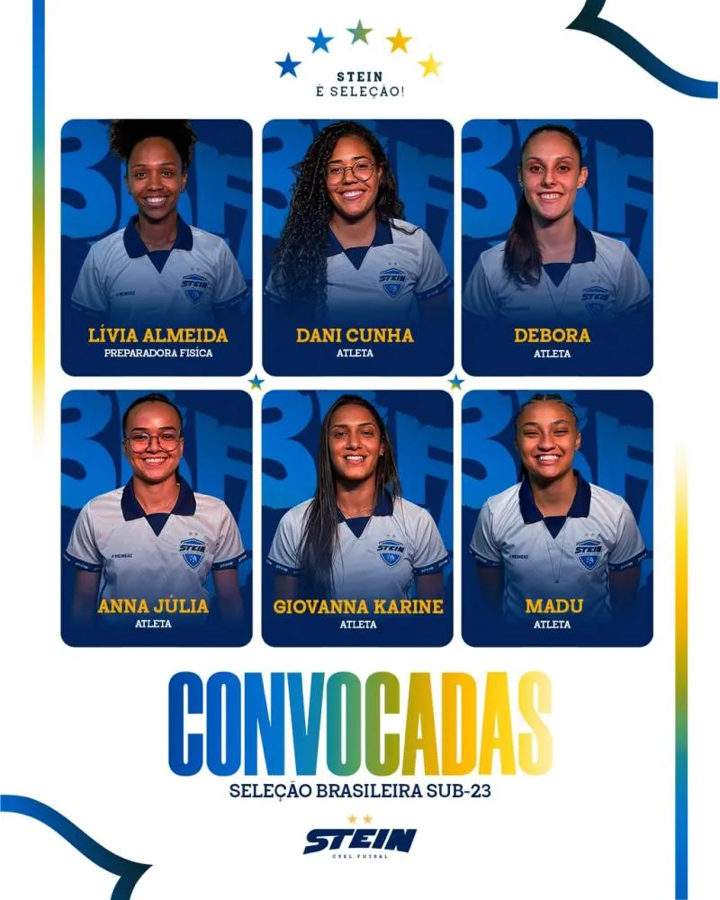 Stein Cascavel Futsal recebe primeira convocação do ano para Seleção Brasileira