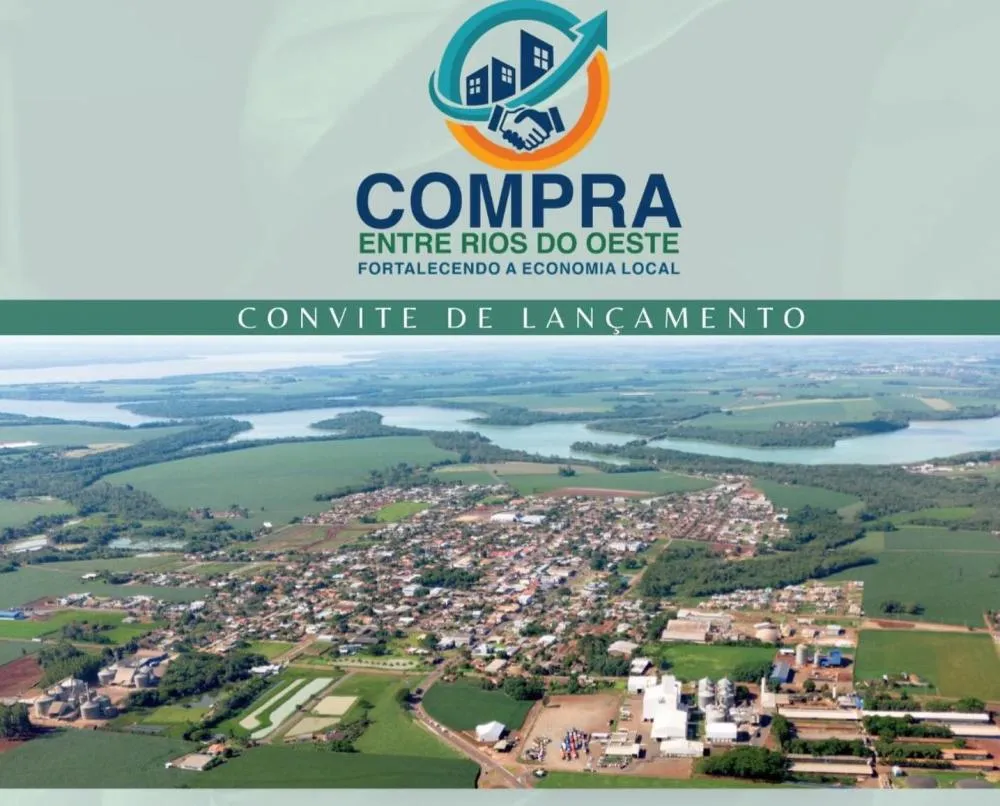 Entre Rios do Oeste lança programa para fortalecer empresas locais