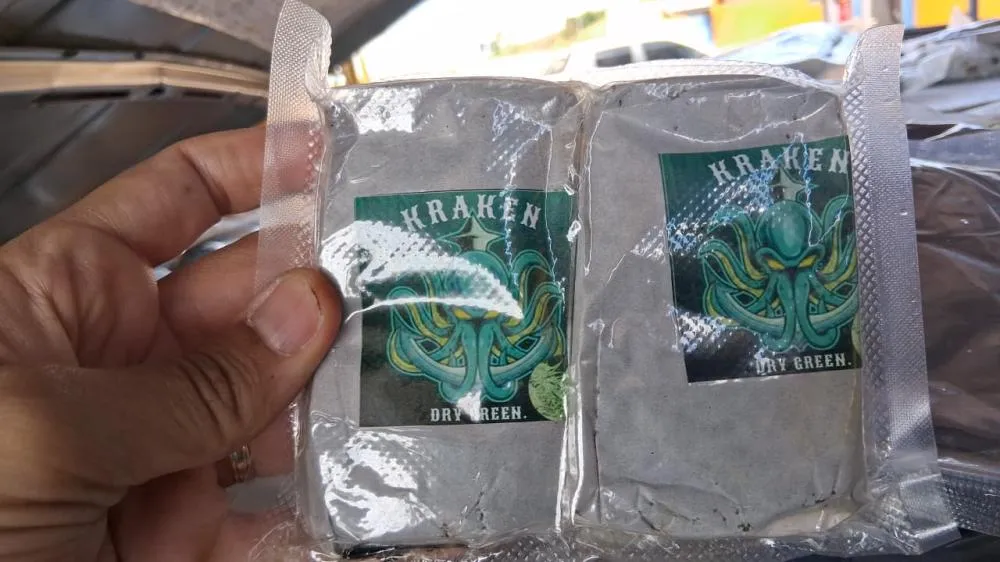 PRF apreende 56 kg de haxixe escondidos em veículo na BR-369