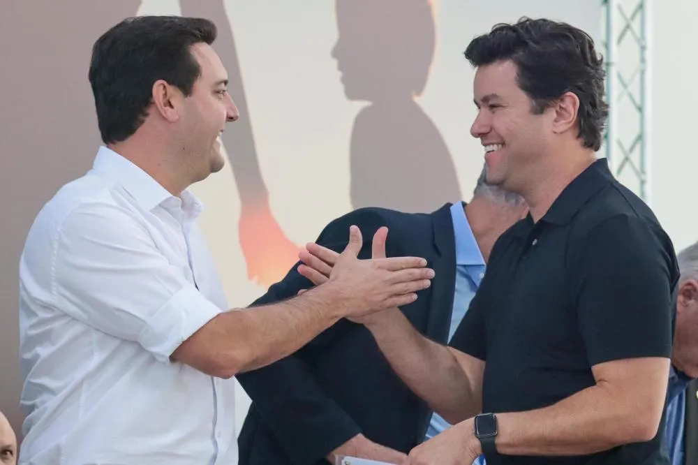 Ratinho Junior e Guto Silva