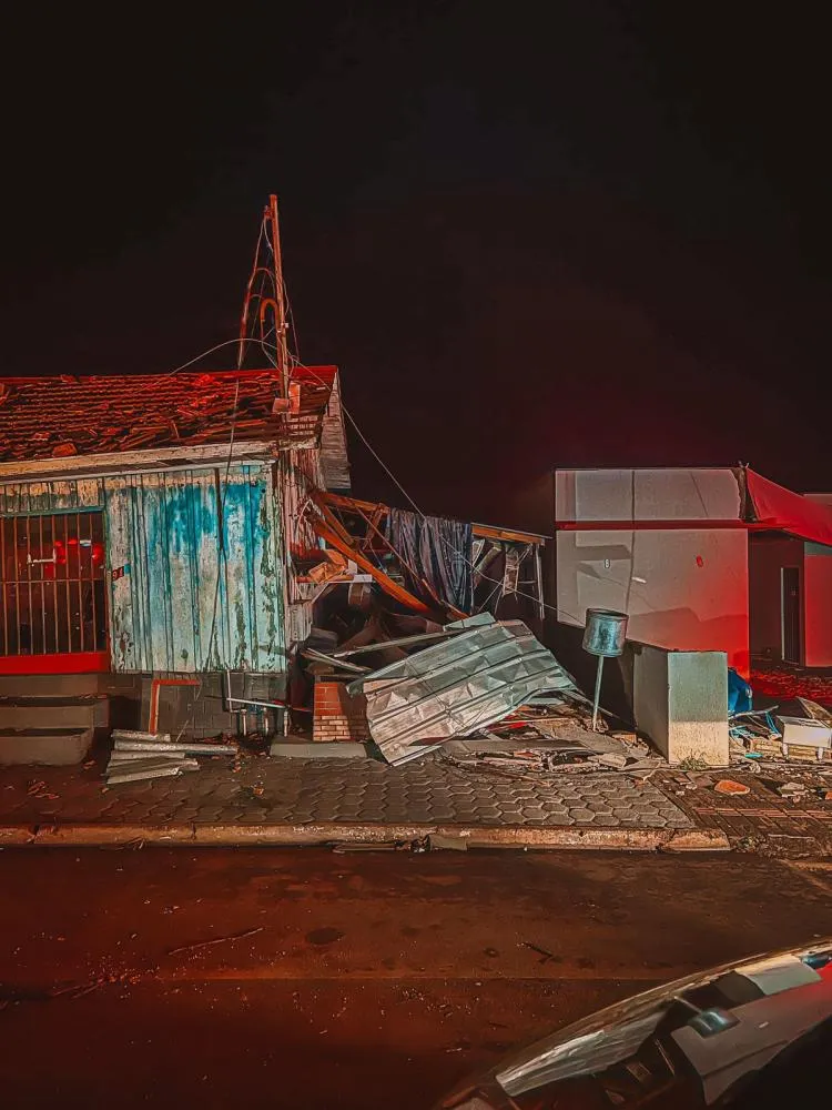 Bombeiros e ACIC arrecadam doações para famílias de Rio Bonito do Iguaçu