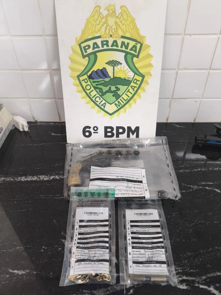 Suspeitos de homicídio são presos com arma e ouro roubado na BR-277