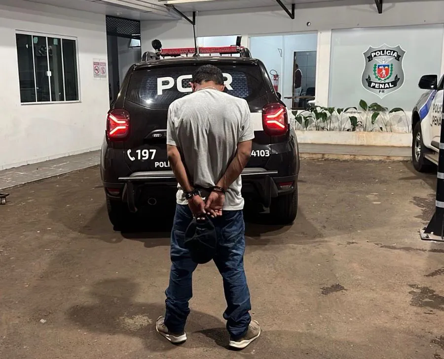 Suspeito usava tornozeleira eletrônica e tem uma extensa ficha de crimes Foto: Divulgação/PCPR
