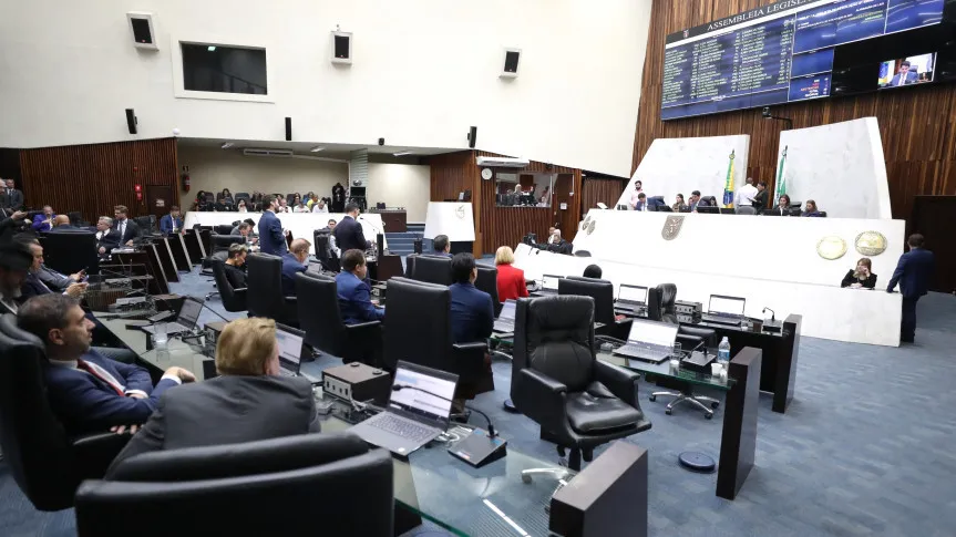 Nesta terça-feira (31) foram realizadas duas sessões plenárias. Créditos: Orlando Kissner/Alep