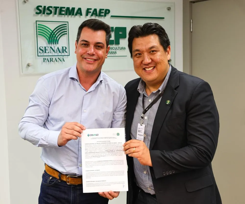 Sistema FAEP renova cooperação com CRMV-PR para fortalecer ATeG no Paraná